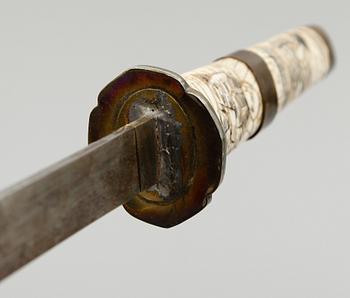 SVÄRD, 2 st, orientaliska, 1800-/1900-tal.