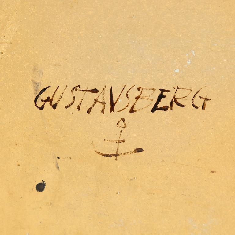 Börje Skohg, väggplakett, Gustavsberg.