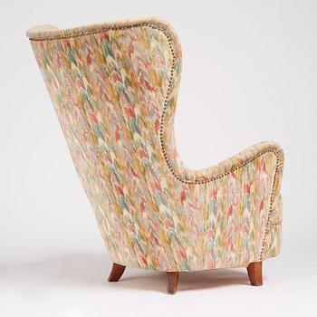 Sten Blomberg, fåtölj, Swedish modern, Meeths Göteborg, 1940-tal.