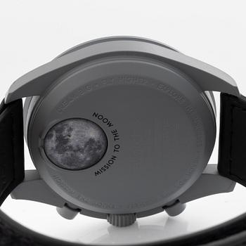 Swatch/Omega, MoonSwatch, "Mission to Moonshine", kronograf, armbandsur, 42 mm.