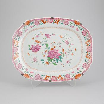 STEKFAT, porslin, Kina, Qinalong (1736-1796).