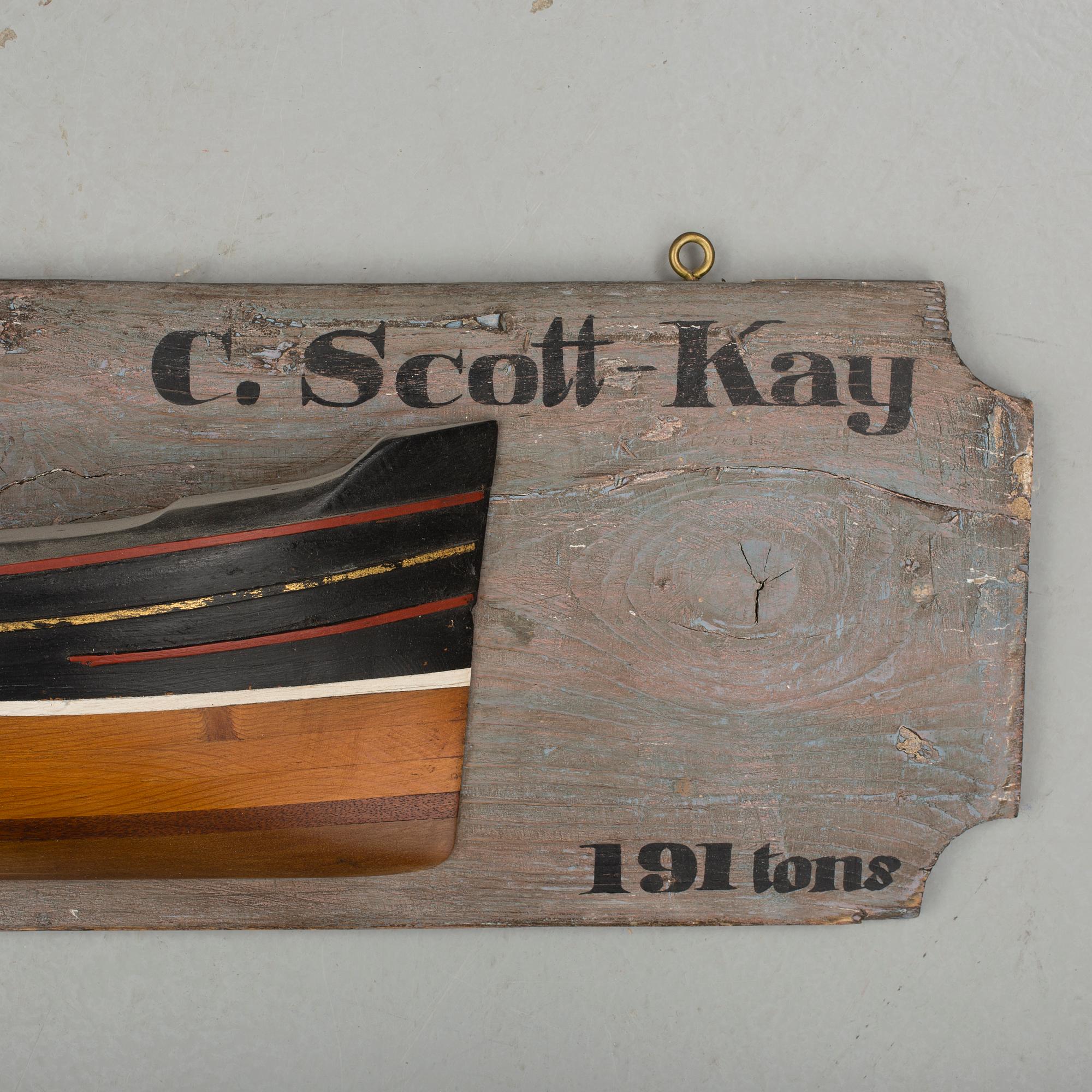 HALVMODELL, C. Scott-Kay, London, 1900-tal.