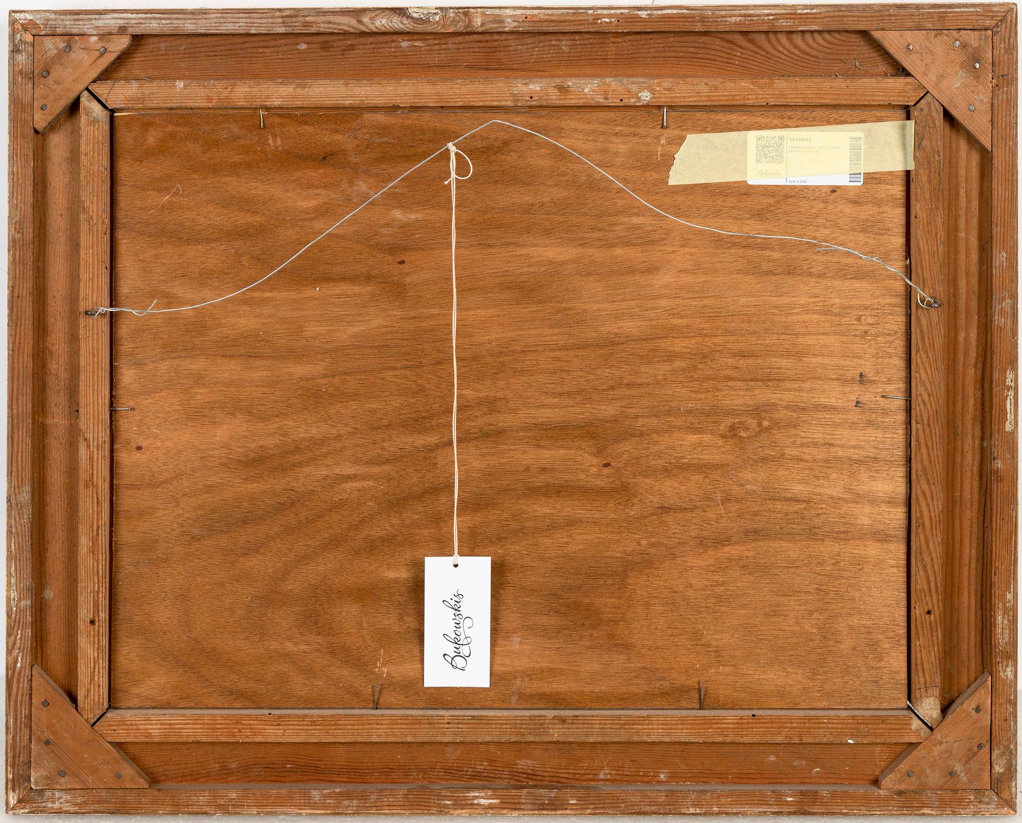 Okänd konstnär, olja på pannå.