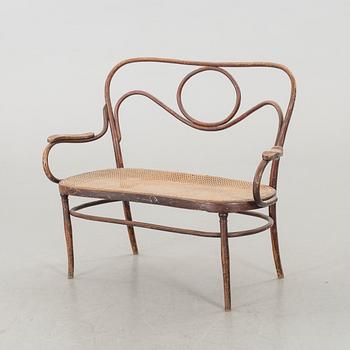 A JOSEF KOHN BENTWOOD SOFA CA 1900.