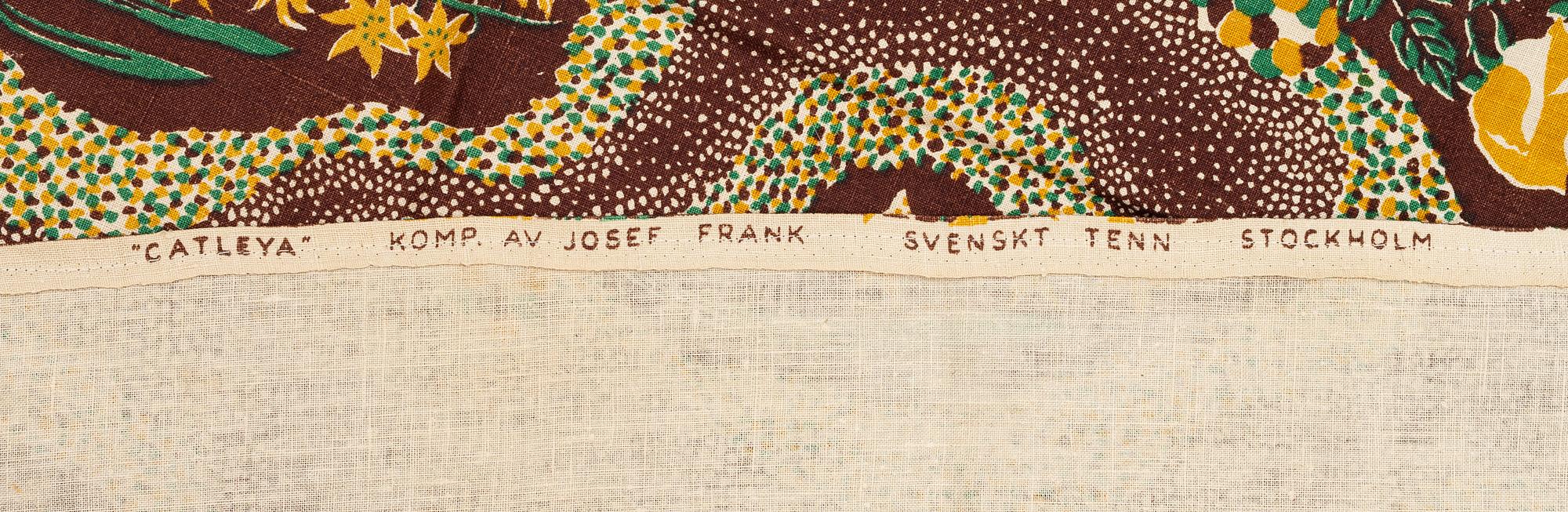 Josef Frank, a pair of 'Catleya' curtains, Svenskt Tenn Company.