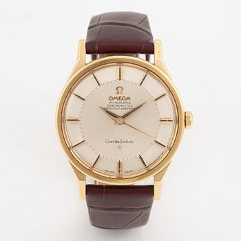 Omega, Constellation, "Pie-Pan", armbandsur, 34 mm.