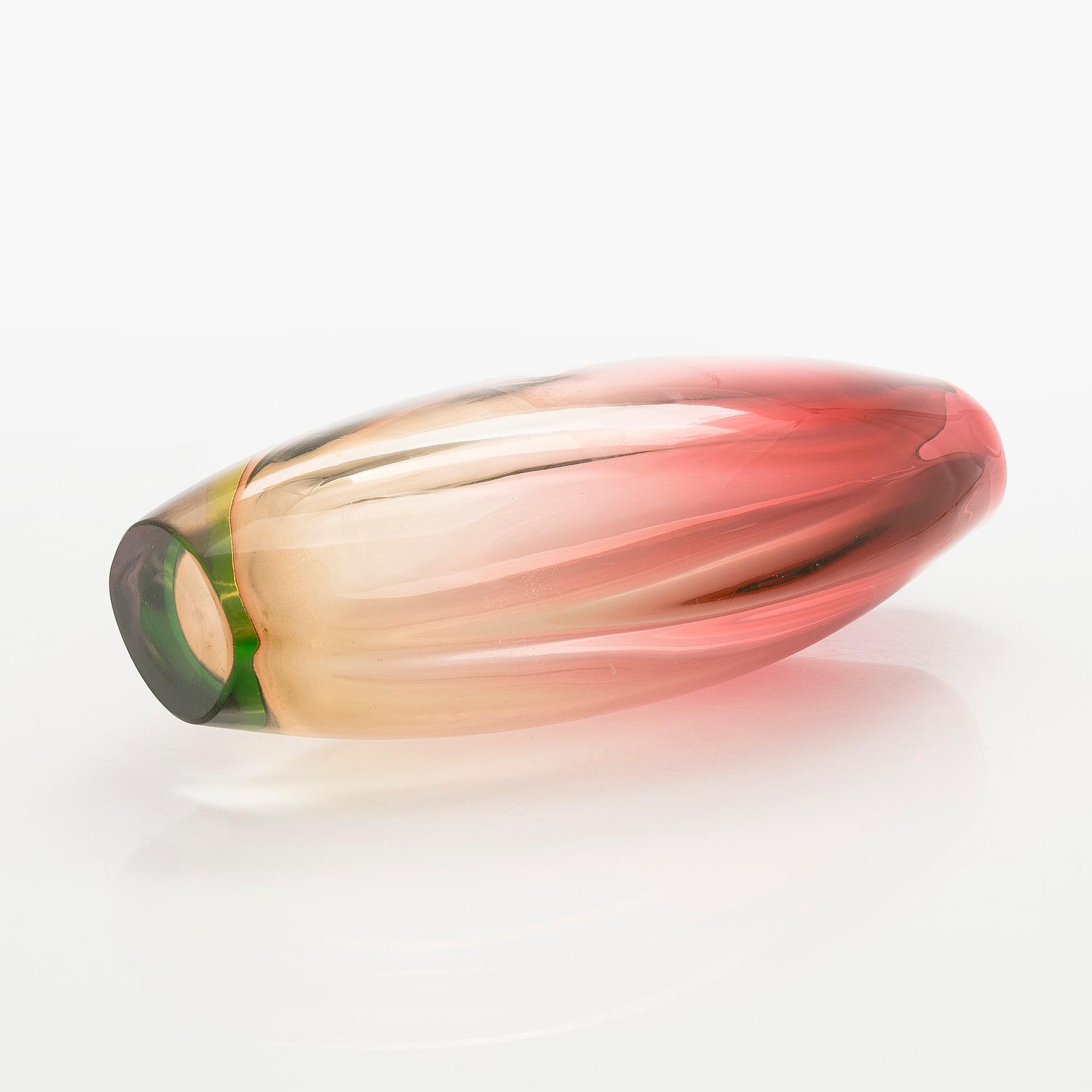 konstglas / vas, Murano Italien, 1900-talets mitt.