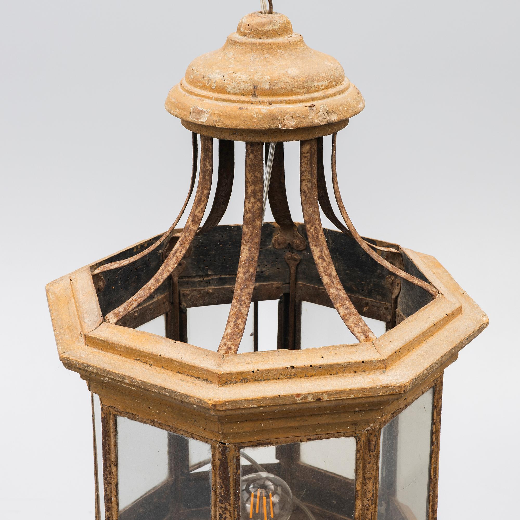 Ceiling lantern, 19th century.