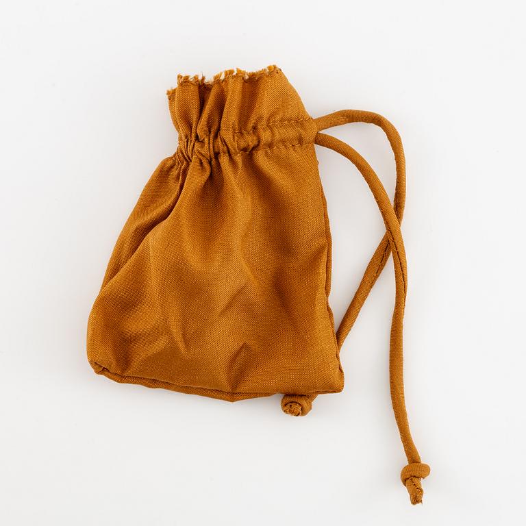 Ole Lynggaard, ring, "Lotus", silver, with cabochon-cut grey moonstone.