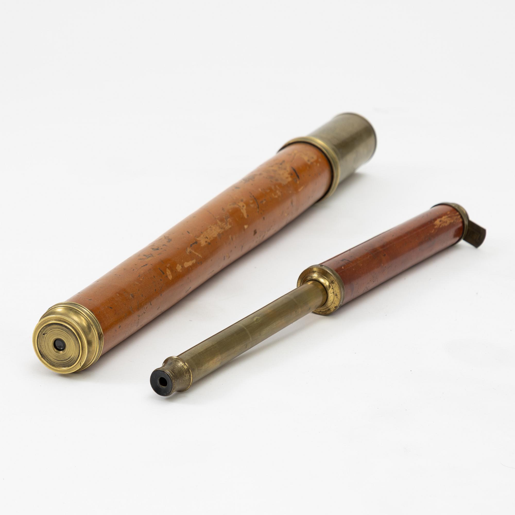 Two 19th century telescopes.