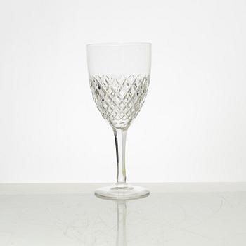 Vicke Lindstrand, glass service, "Blues", Kosta (45 pieces).