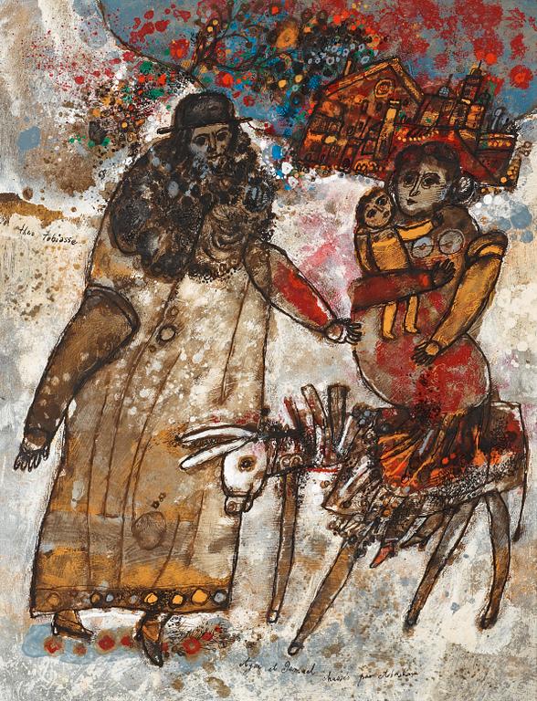 Theo Tobiasse, "Agon et Ismael chassés par Abraham".