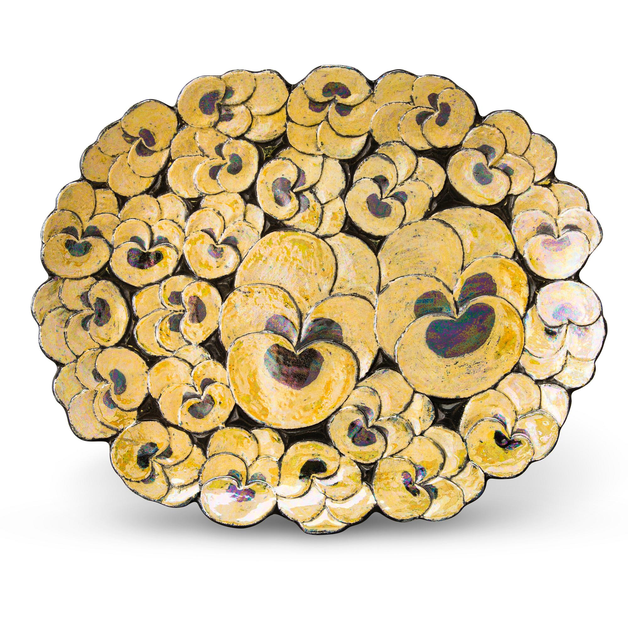 Birger Kaipiainen, A stoneware dish signed Kaipiainen, Arabia.