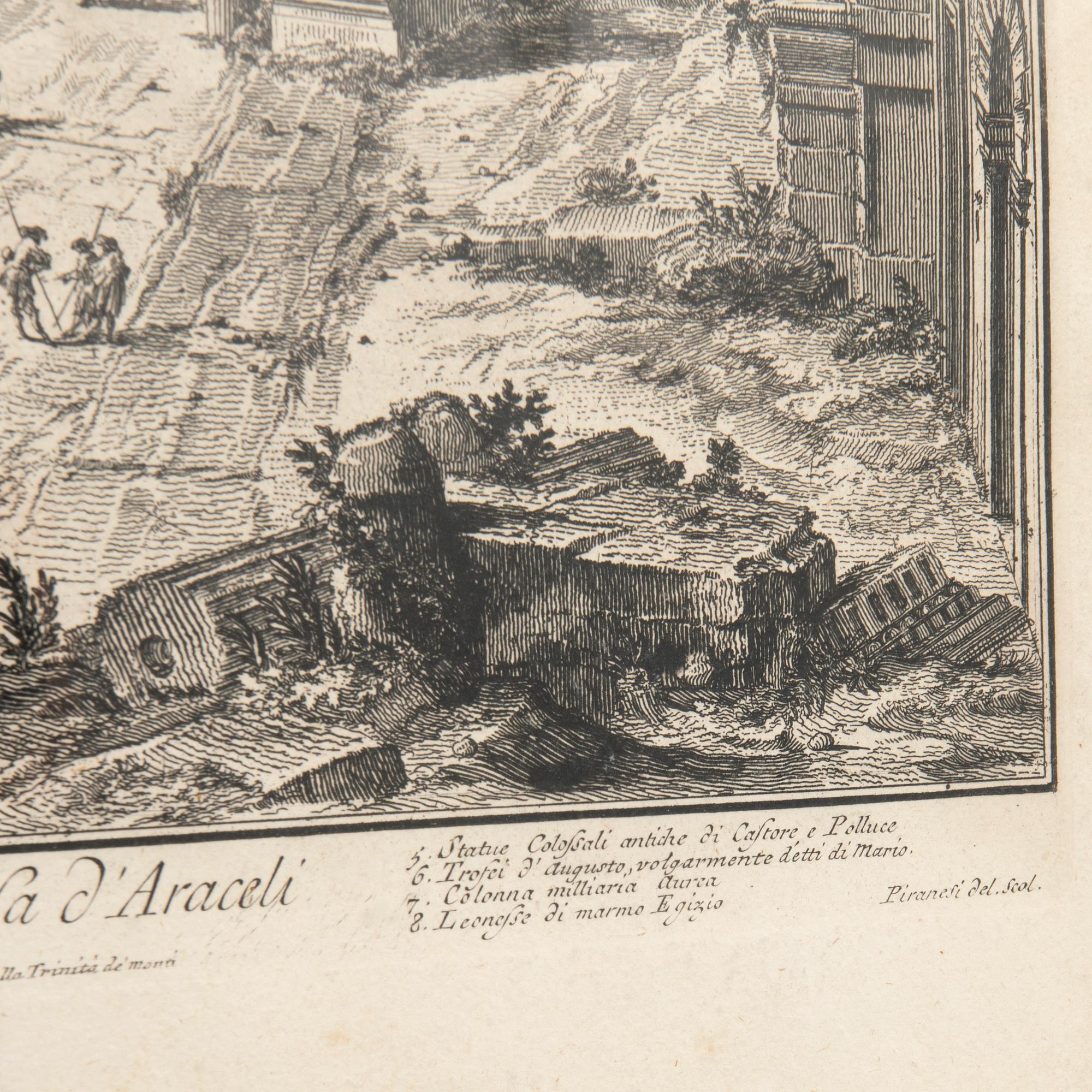 Giovanni Battista Piranesi, etsning.