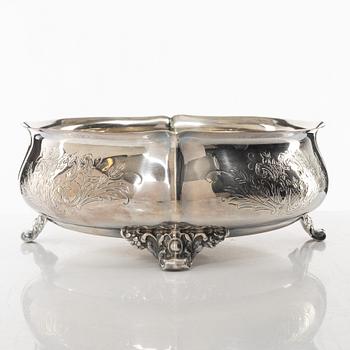 Guldsmedsaktiebolaget (GAB), A Swedish silver bowl, marks of Guldsmedsaktiebolaget (GAB), Stockholm 1952.