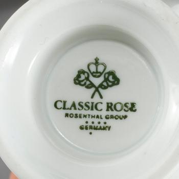 MATSERVISDELAR, 63 delar, "Classic rose", Rosenthal, 1900-talets andra hälft.