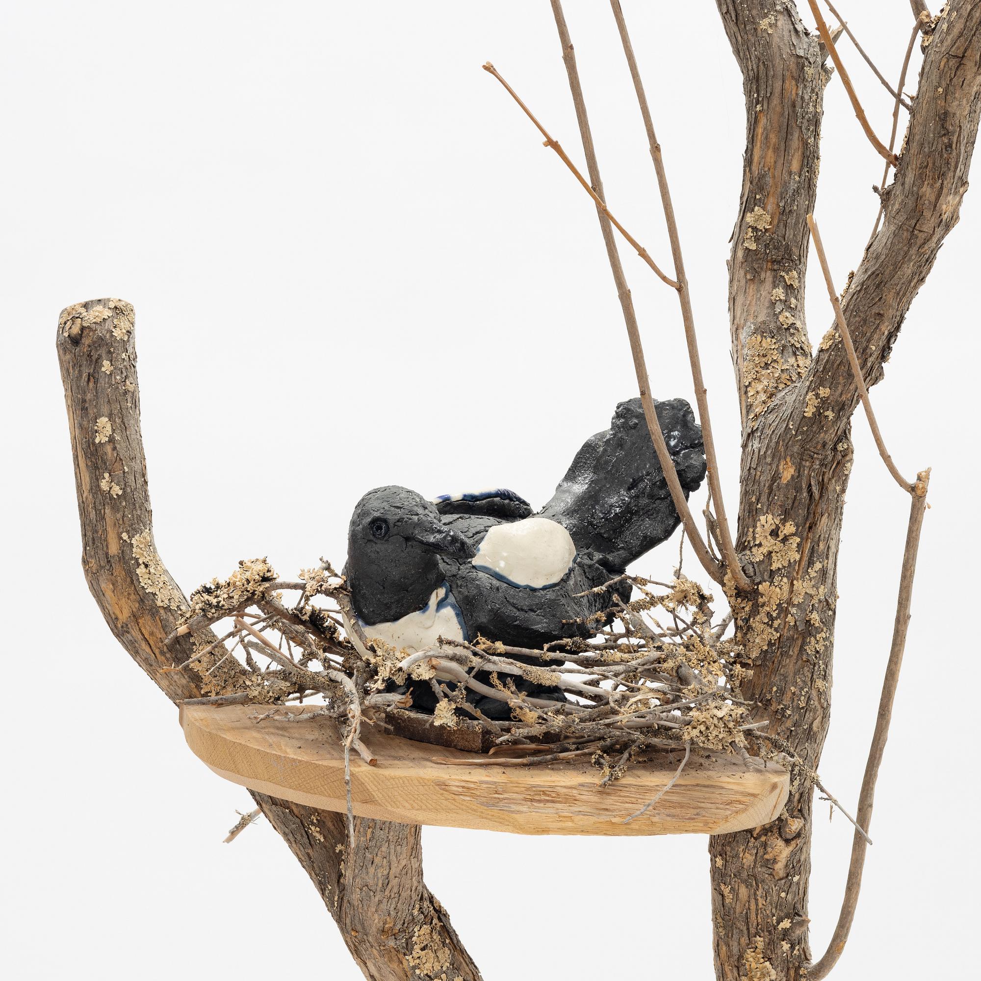 Henrik Allert, sculpture, stoneware, signed.