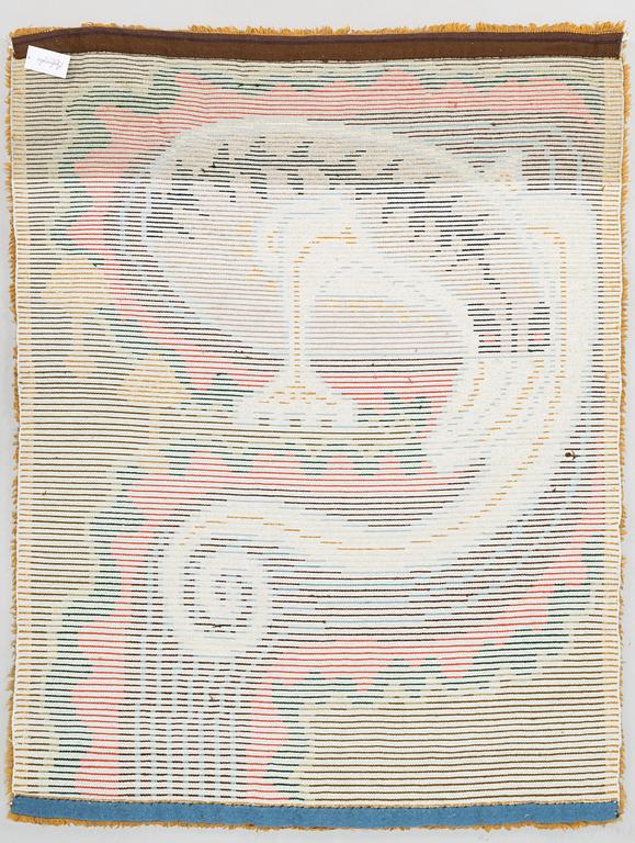 AKSELI GALLEN-KALLELA, ryijy, malli Suomen Käsityön Ystävät. 1960-luku. Noin 175x138 cm.
