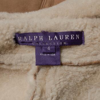 FÅRSKINNJACKA, Ralph Lauren, storlek 4.