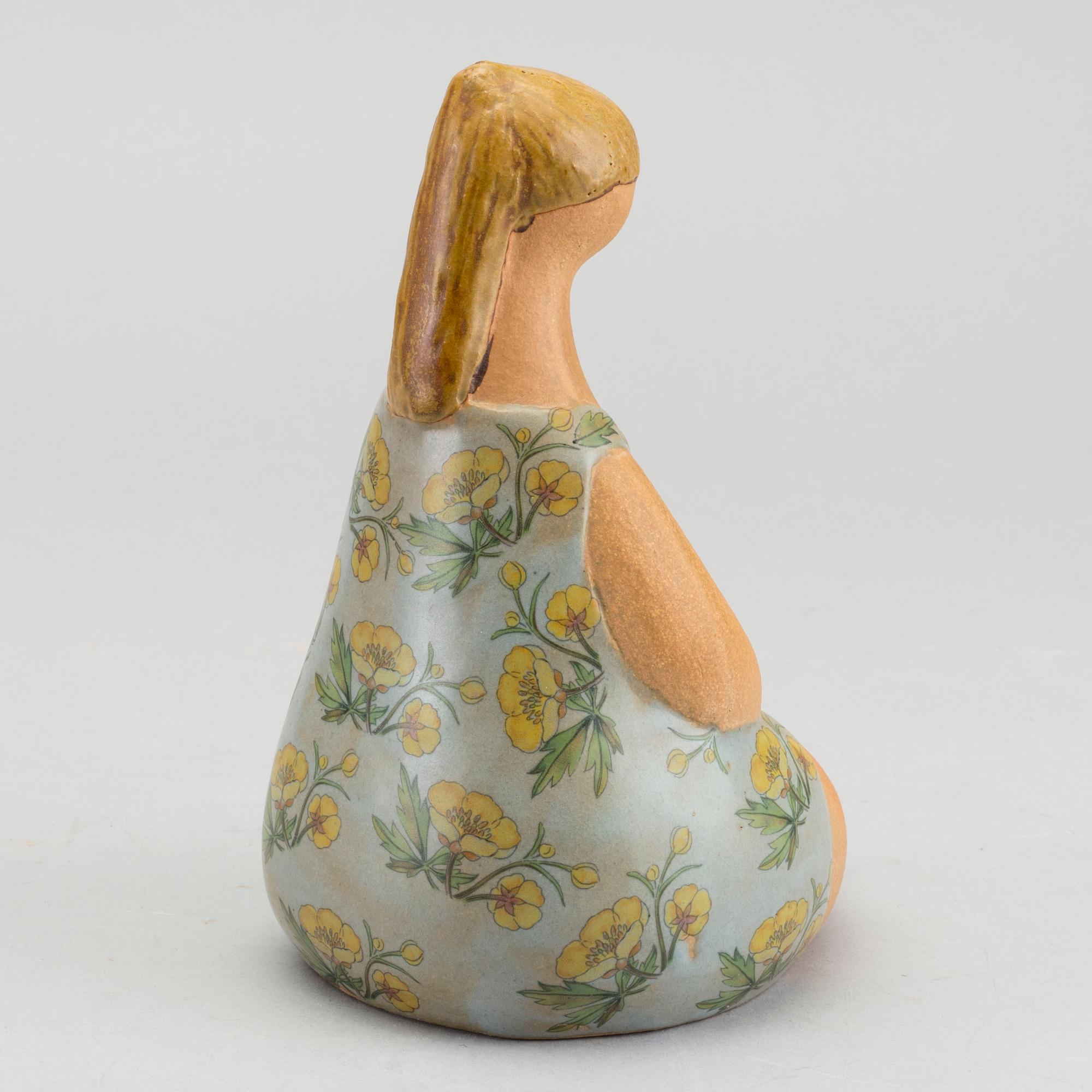 LISA LARSON, "Amalia", figurin, stengods, Gustavsberg.