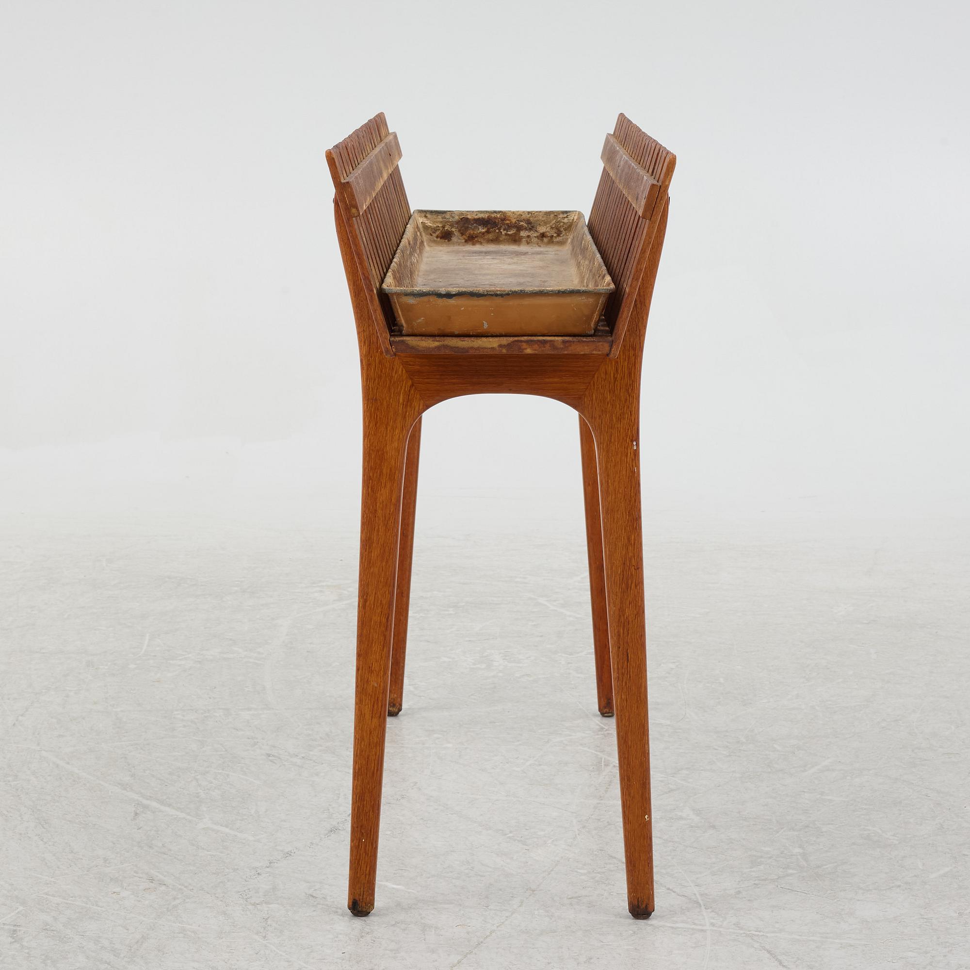 Flower table, mid-20th century.