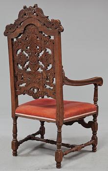 KARMSTOL, barockstil, 1900-tal.