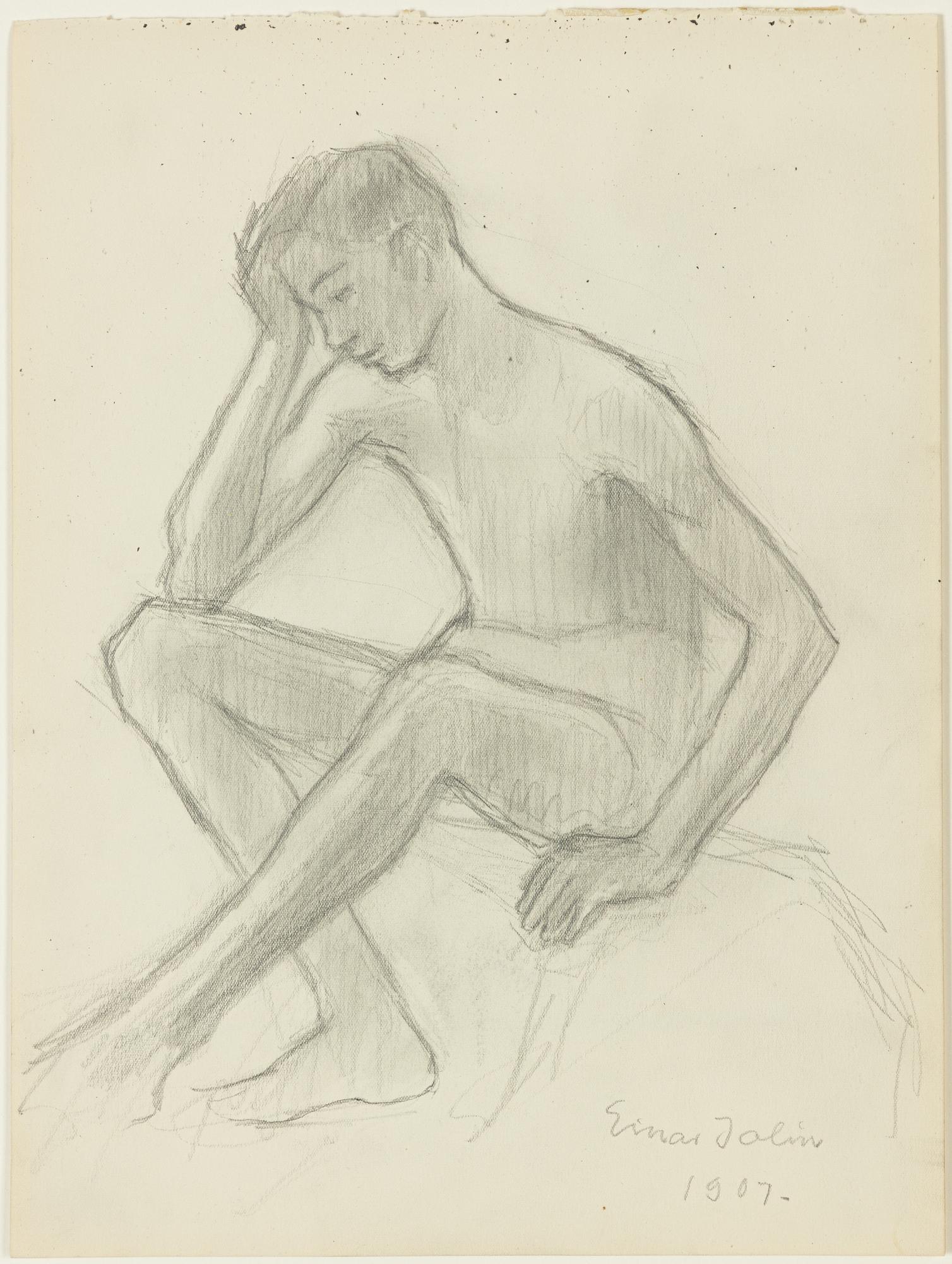 Einar Jolin, Seated Model.