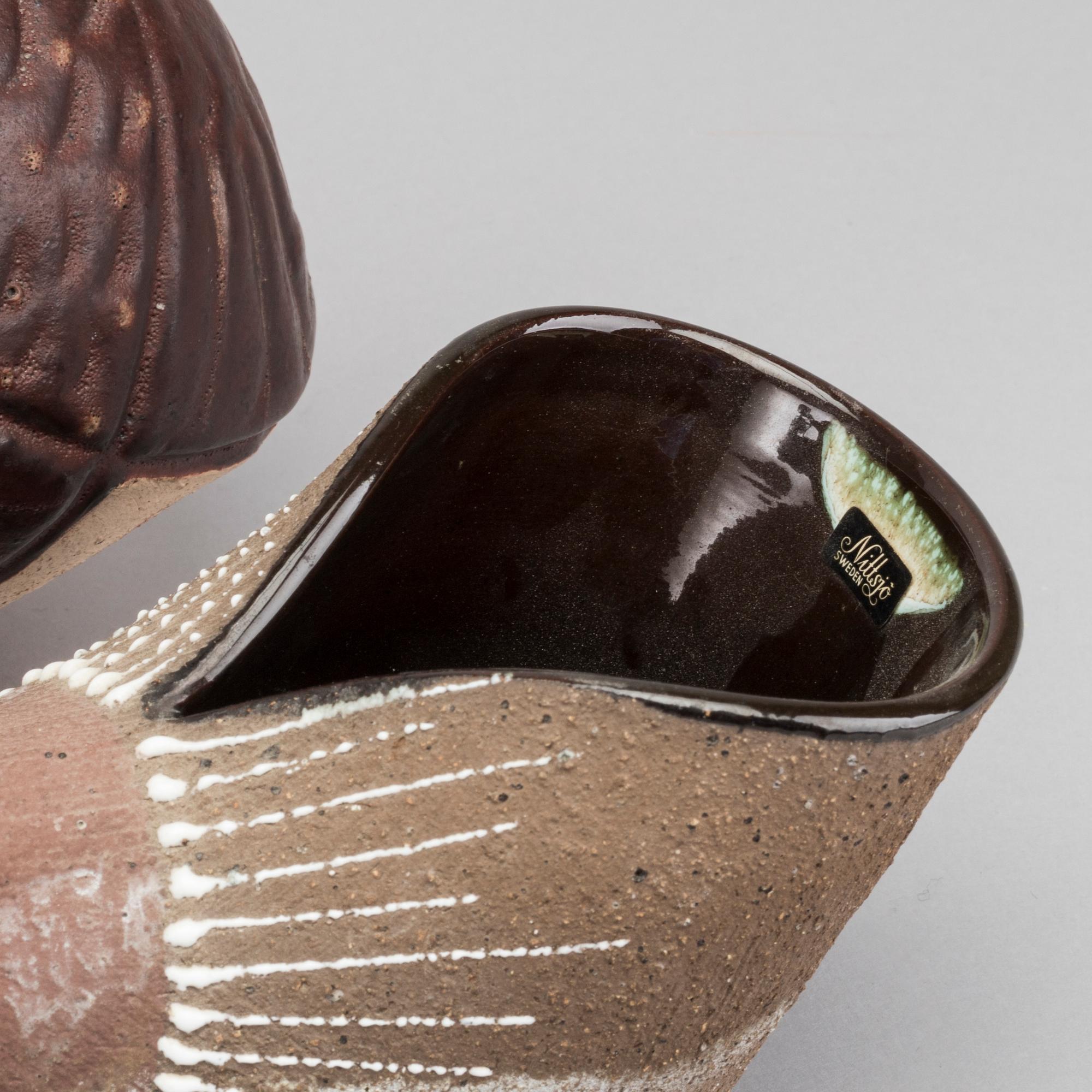 THOMAS HELLSTRÖM, keramik, 5 st, Nittsjö, Rättvik.