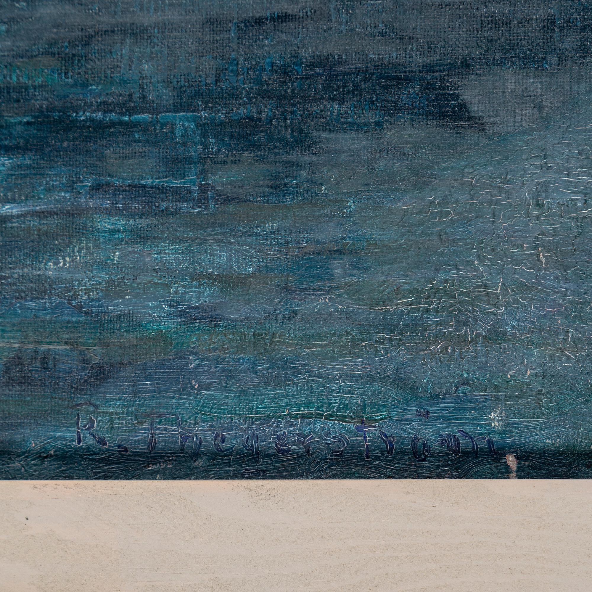ROBERT THEGERSTRÖM, oil on canvas, signed.