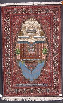 MATTA, orientailsk, figural, ca 185x125.