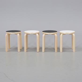 PALLAR, 4st, modell 60, Alvar Aalto, Artek.