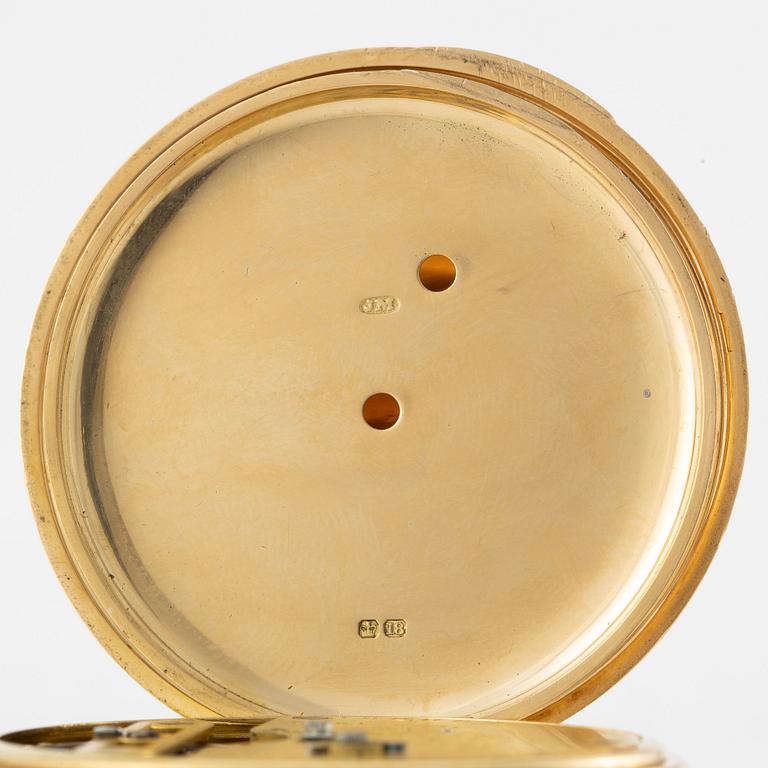 Victor Kullberg, London, hunter, "Power reserve", ca 1870.