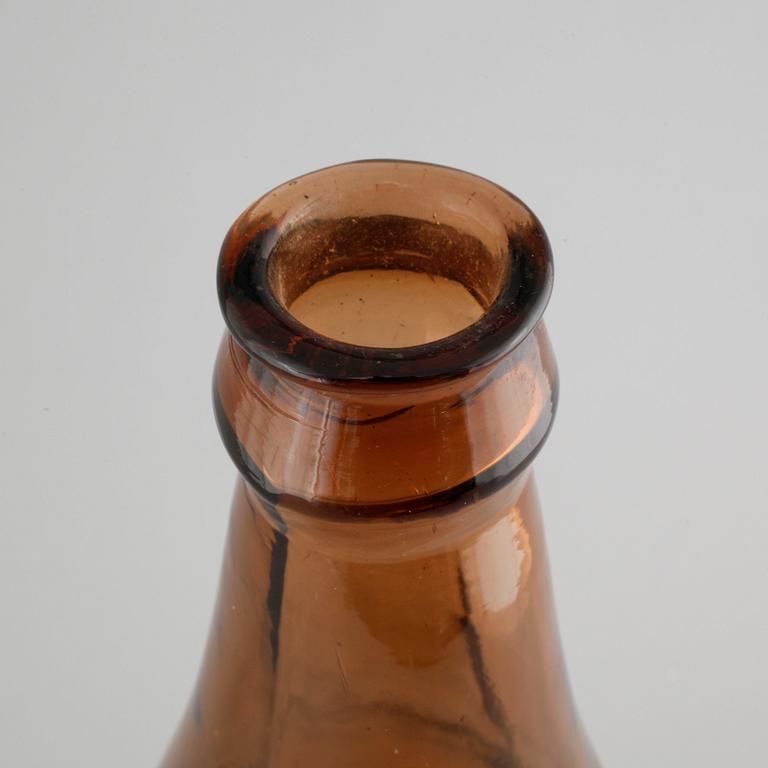 FLASKA, glas, Liljedals glasbruk, omkring 1900.