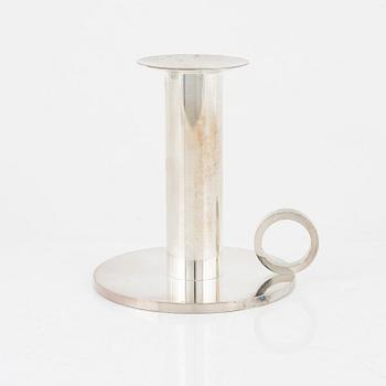 Sigurd Persson, a stainless steel candle holder, Firma Svenskt Tenn, Sweden.