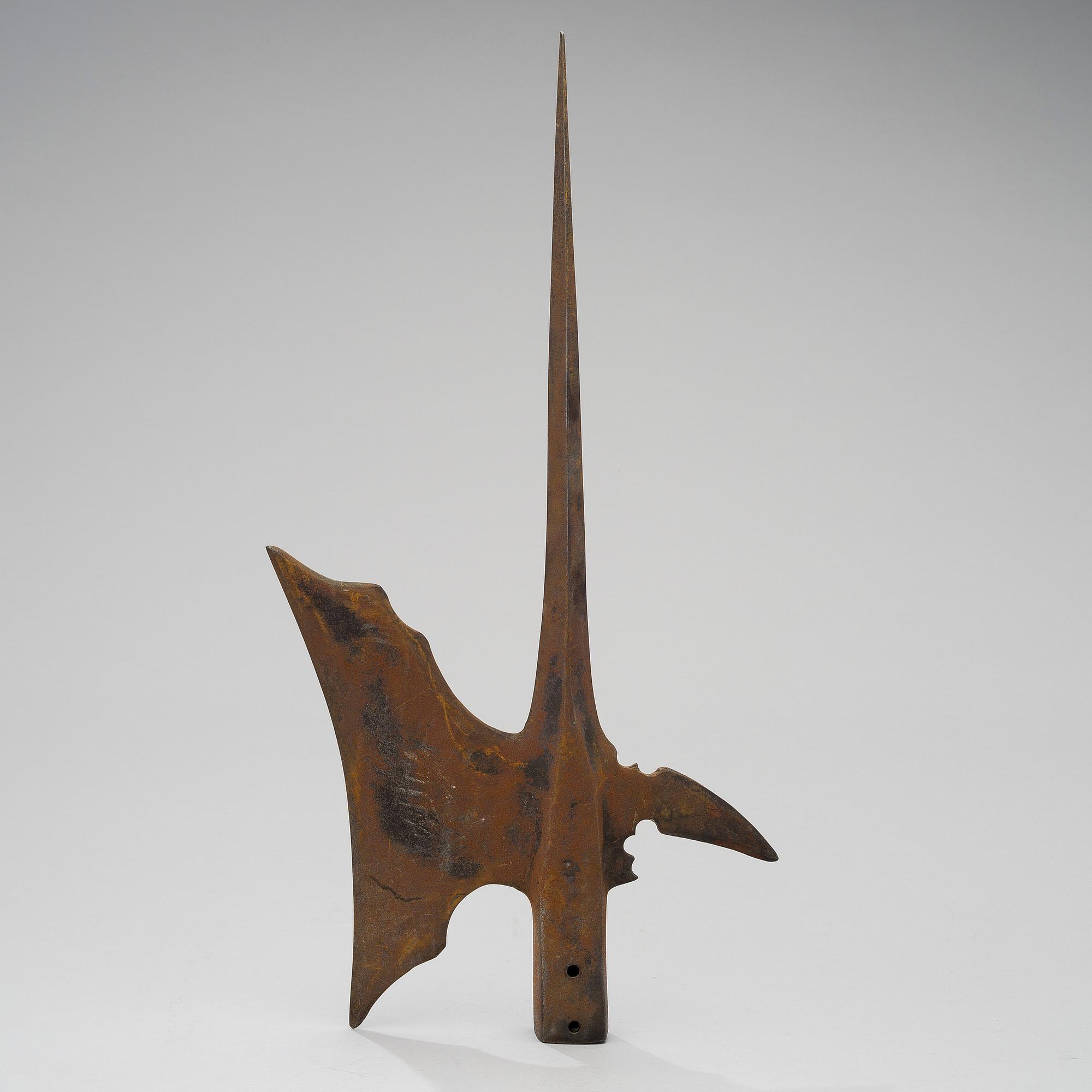 HILLEBARD, iron,  29th century.