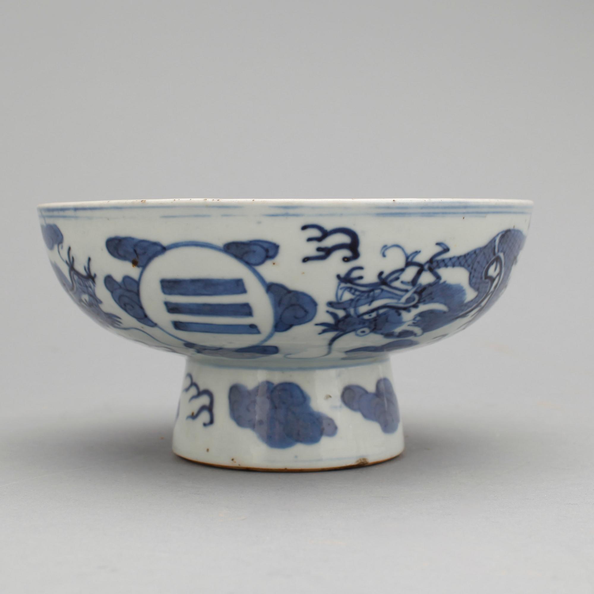 SKÅL, porslin, Kina sent 1800-tal.