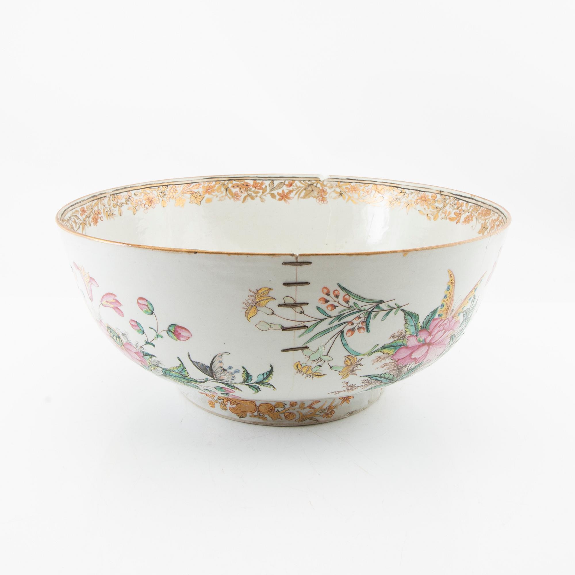 Brazier Bowl China Qianlong (1736-95) porcelain.