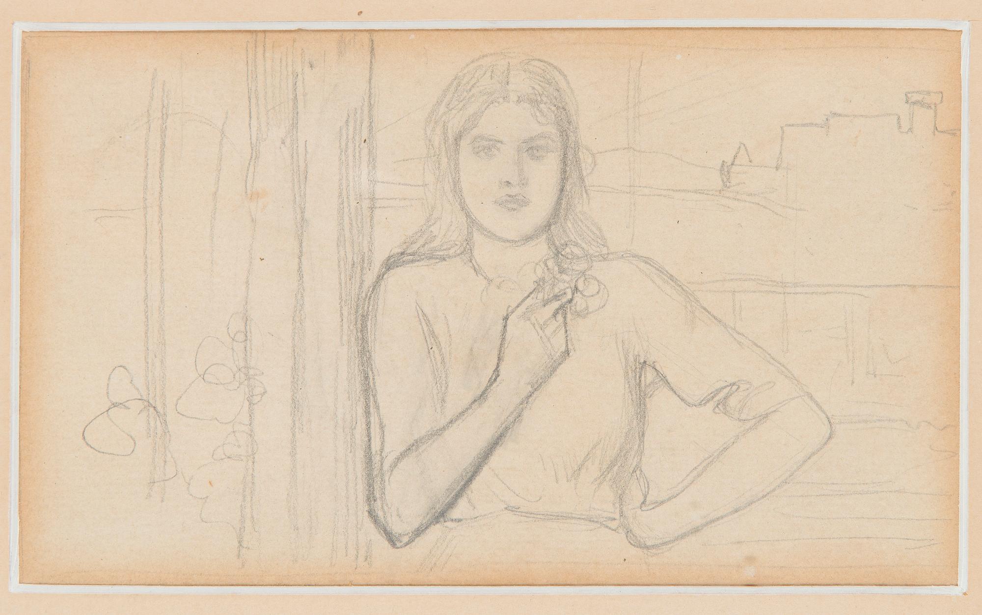 Albert Edelfelt, Study of a Girl.