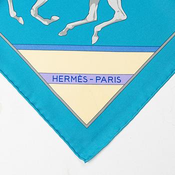 Hermès, scarf, "Les Courses".