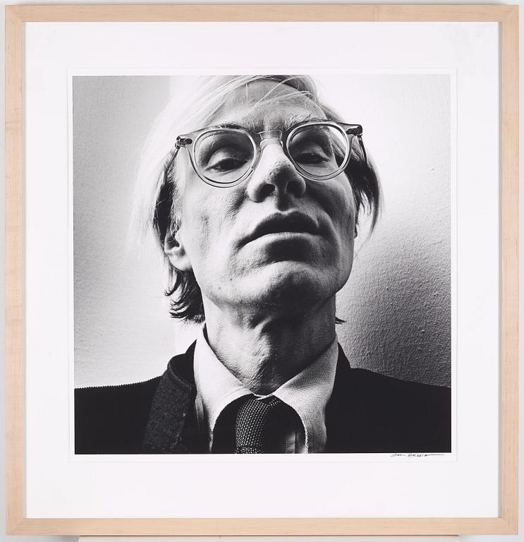 Hans Gedda, "Andy Warhol", 1976.