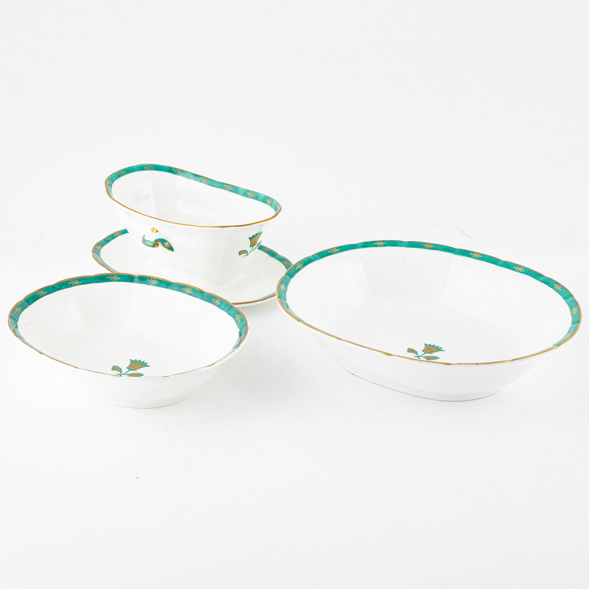 Wilhelm Kåge, mat- och kaffeservis, 73 delar, "Guldstjärna", Gustavsberg.