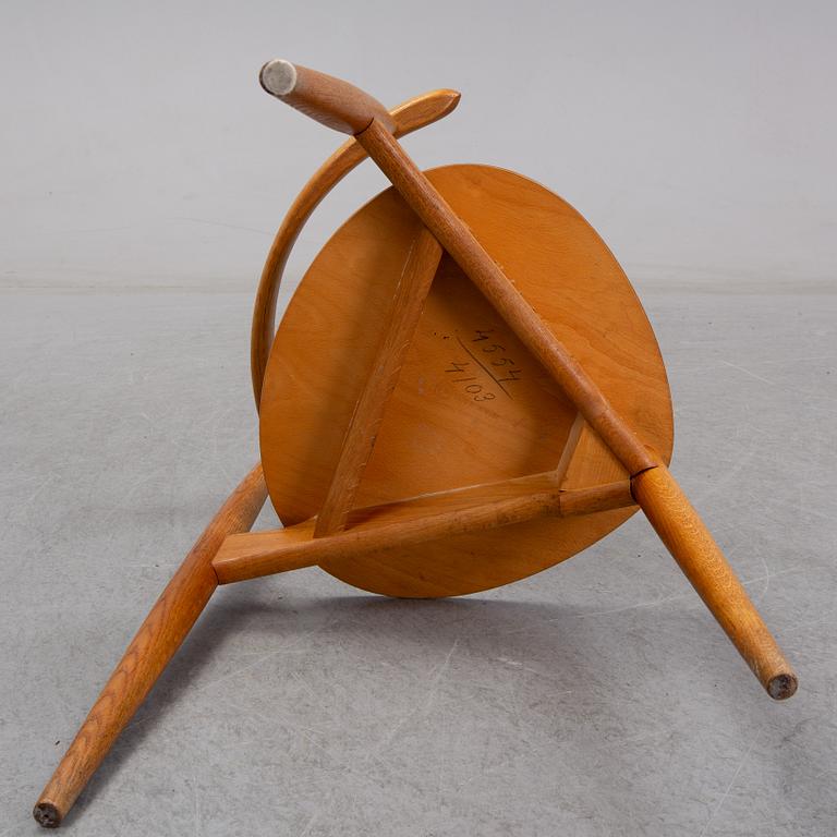 Hans J Wegner, a 'Hjertestolen' chair, Fritz Hansen, Denmark.