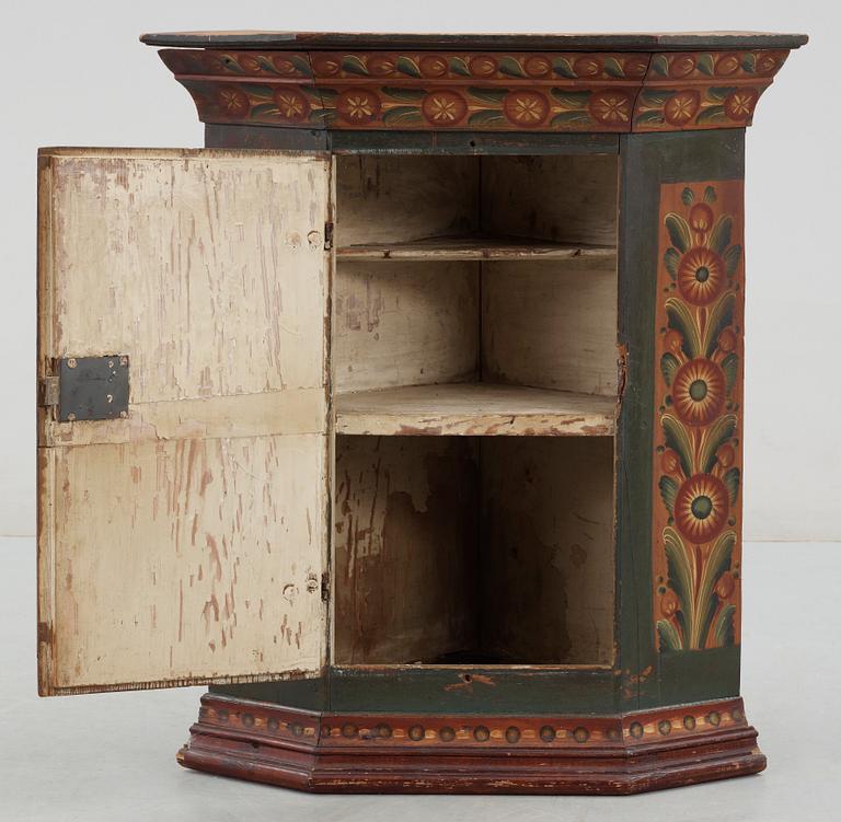 SKÅP, allmoge, troligen Hälsingland, tidigt 1800-tal.