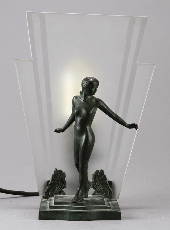 BORDSLAMPA, art deco, Zenith, 1930-tal.