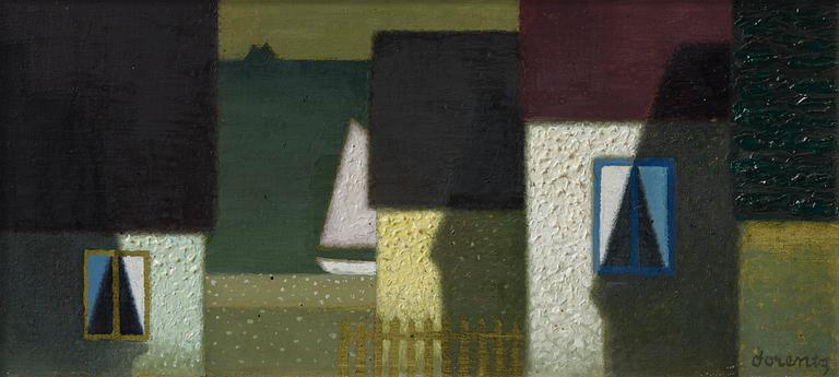Waldemar Lorentzon, "Husen vid havet".