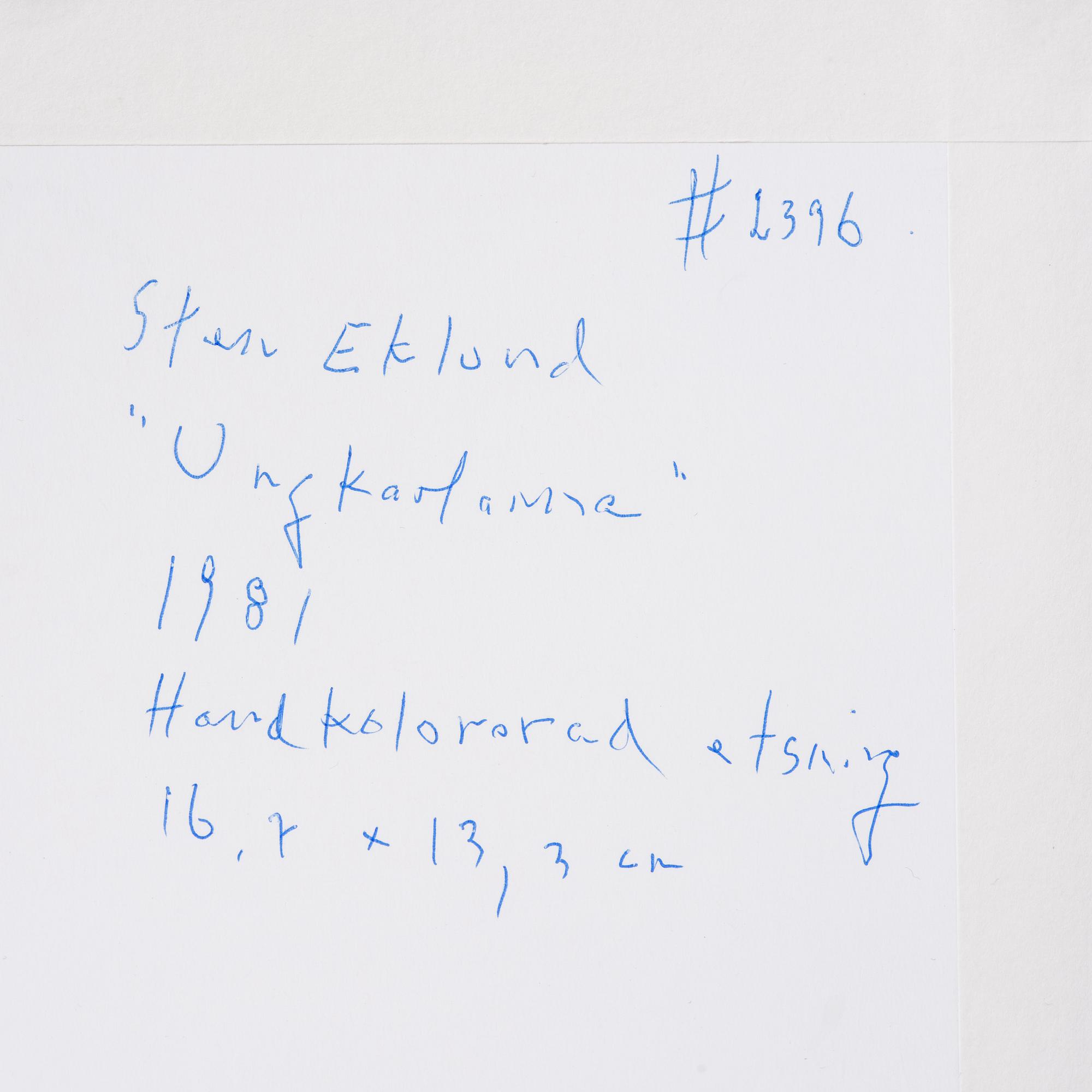 Sten Eklund, "Ungkarlarna".