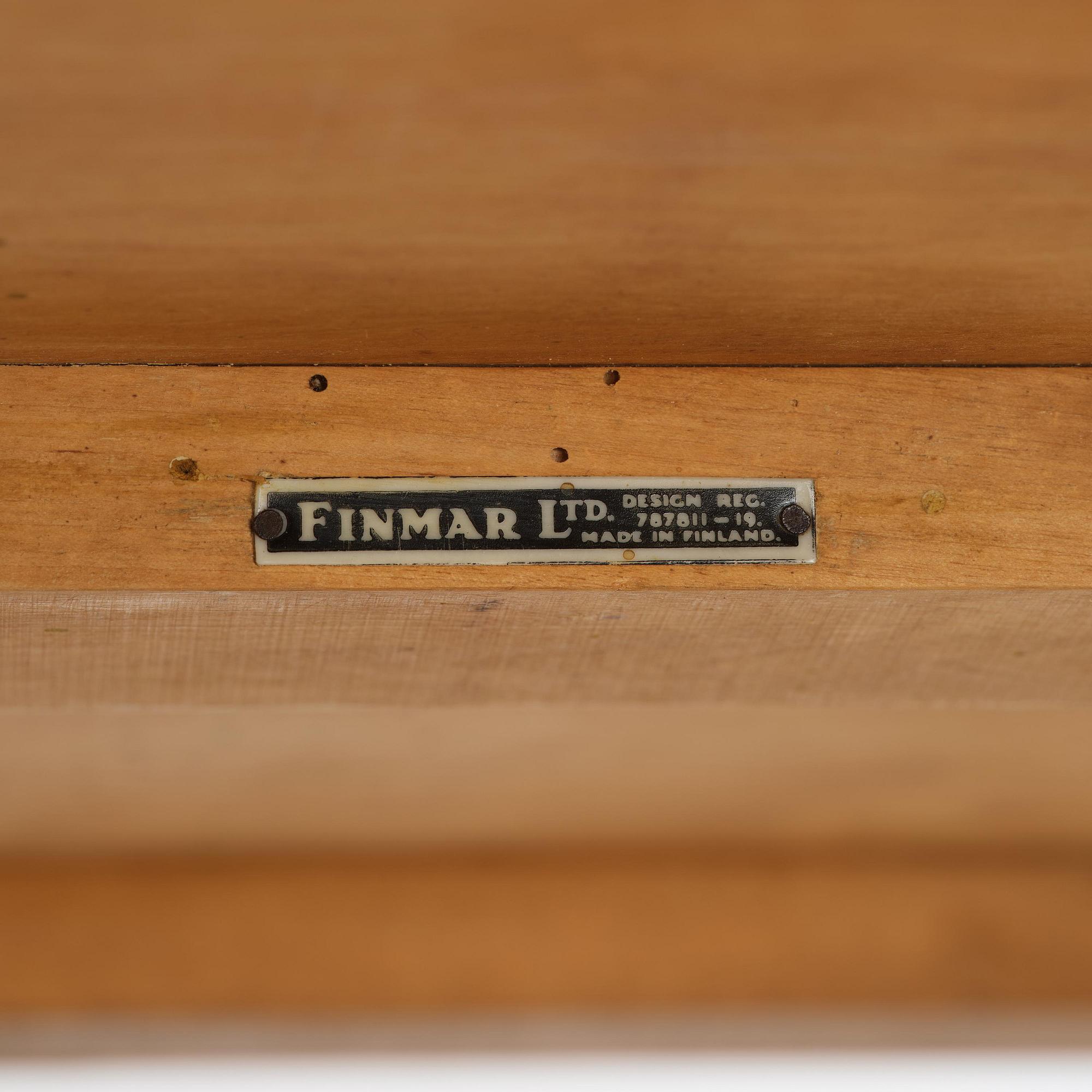 Alvar Aalto, serveringsvagn, modell "98", O.Y. Huonekalu-ja Rakennustyötehdas A.B, för Finmar Ltd, Finland, 1934-39.