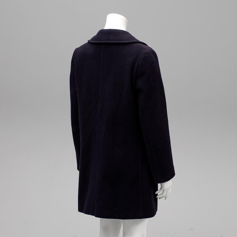 BURBERRY, a wool coat, size ca M.