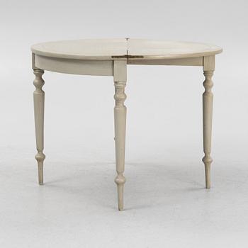 A painted table, later part of the 19th Century.