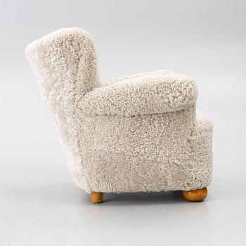 A Swedish Modern armchair, 1940s.